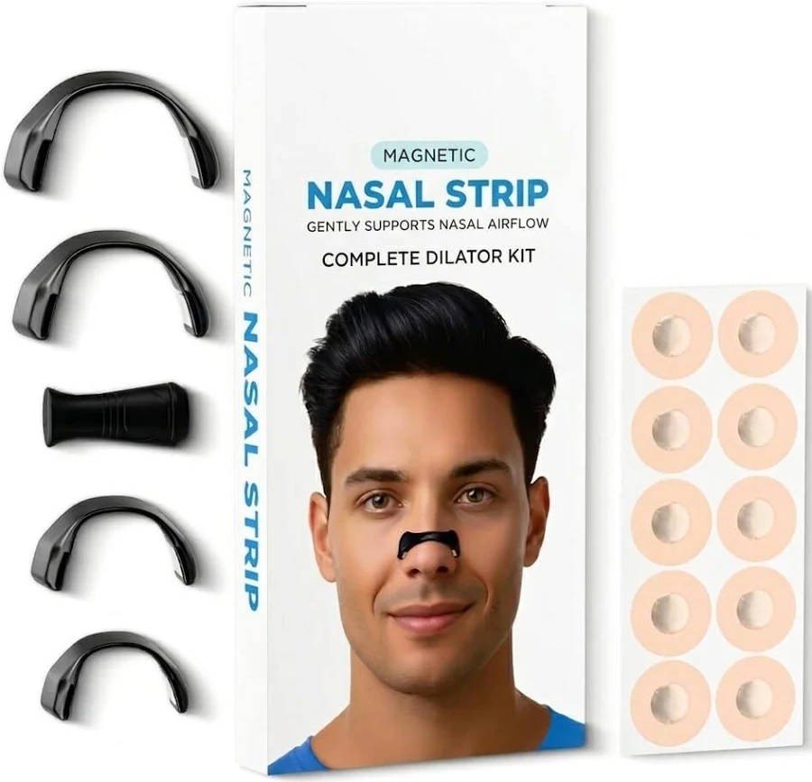 BreathEasyβ’ Nasal Breathing Strip β Comfortable Nasal Support